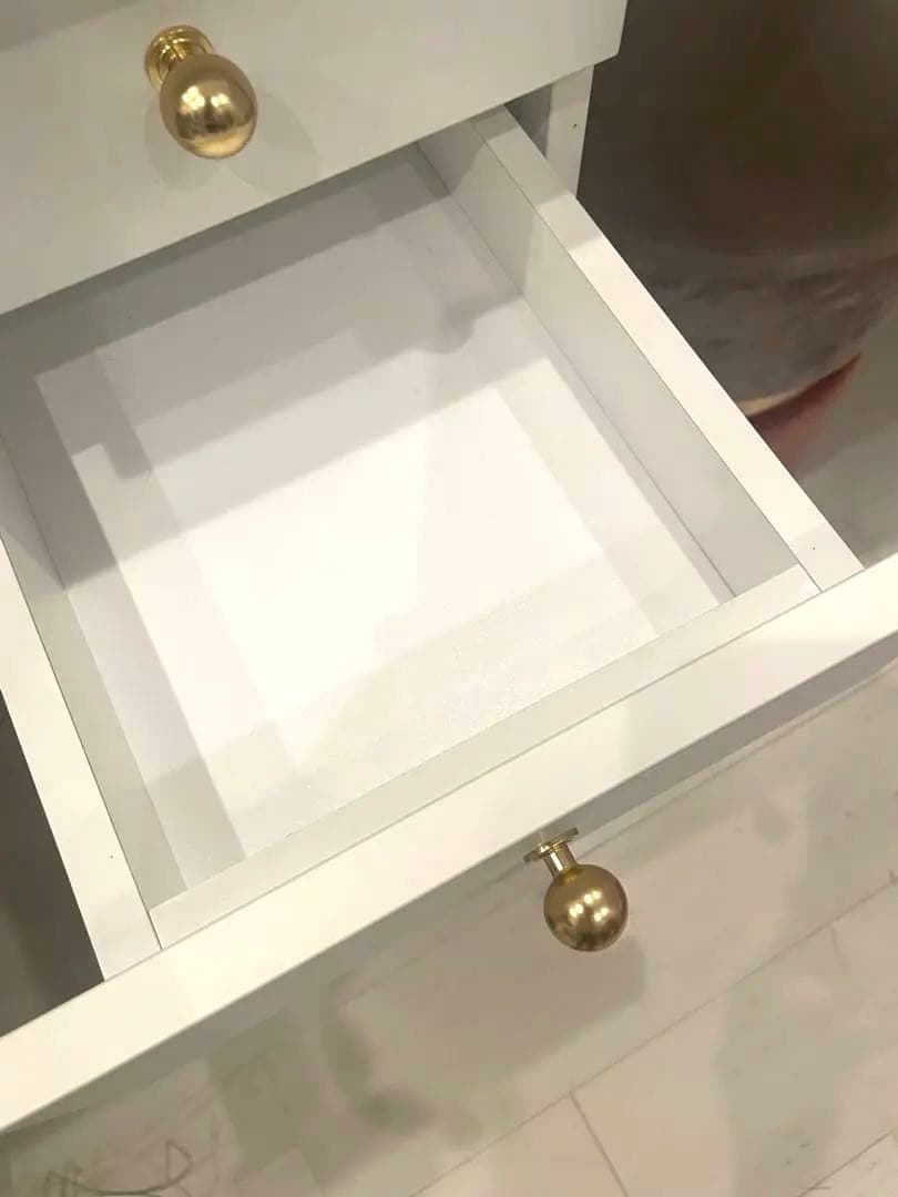 女優ミラーとセットで52000円も可◎Francfranc ドレッサーテーブル★