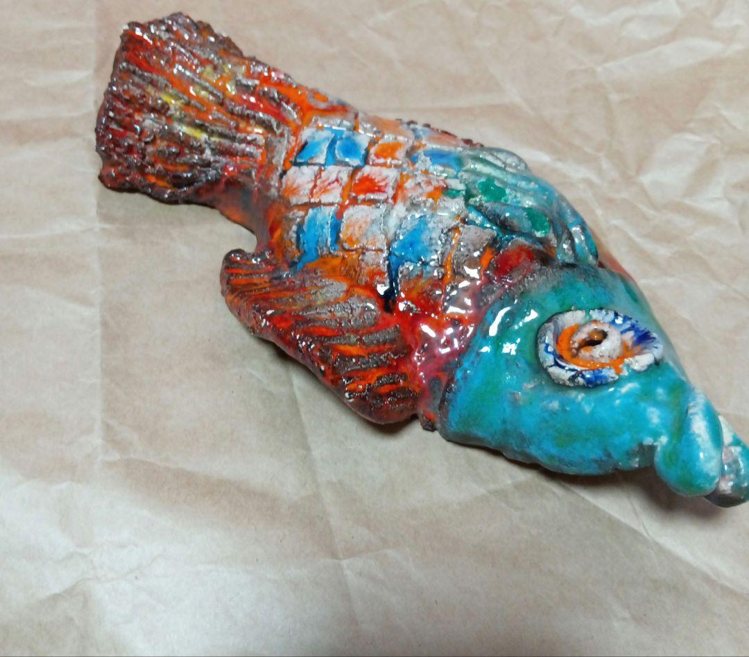 森正陶芸 陶器 SEYEI 魚 壁掛け セーエーヴィンテージ オブジェ