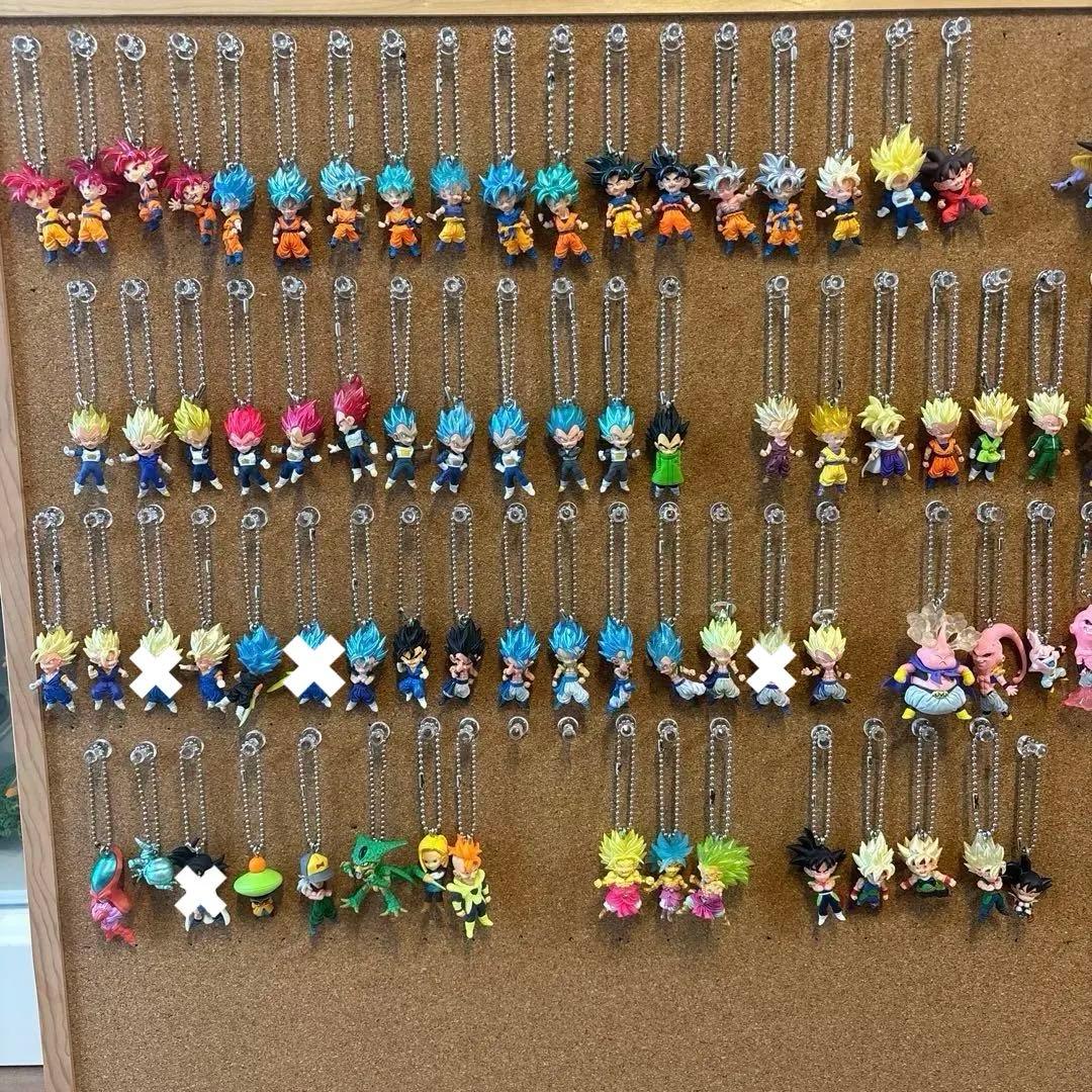 ドラゴンボール　UDM　ガチャ　キーホルダー　142個セット