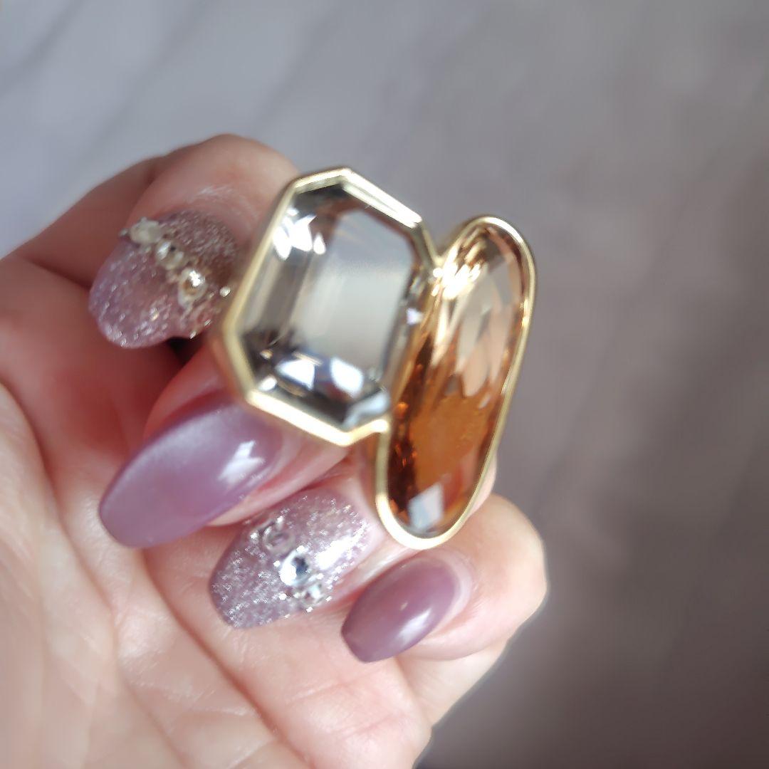 【専用】SWAROVSKI◇クリスタルリング◇日本サイズ11号～12号