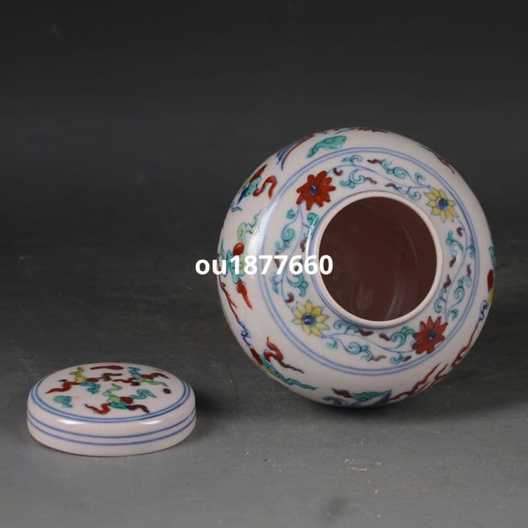 斗彩龍鳳紋紅胎天字壺 茶壺 景徳鎮 陶磁器 装飾品 現代工芸品 美術品 置物