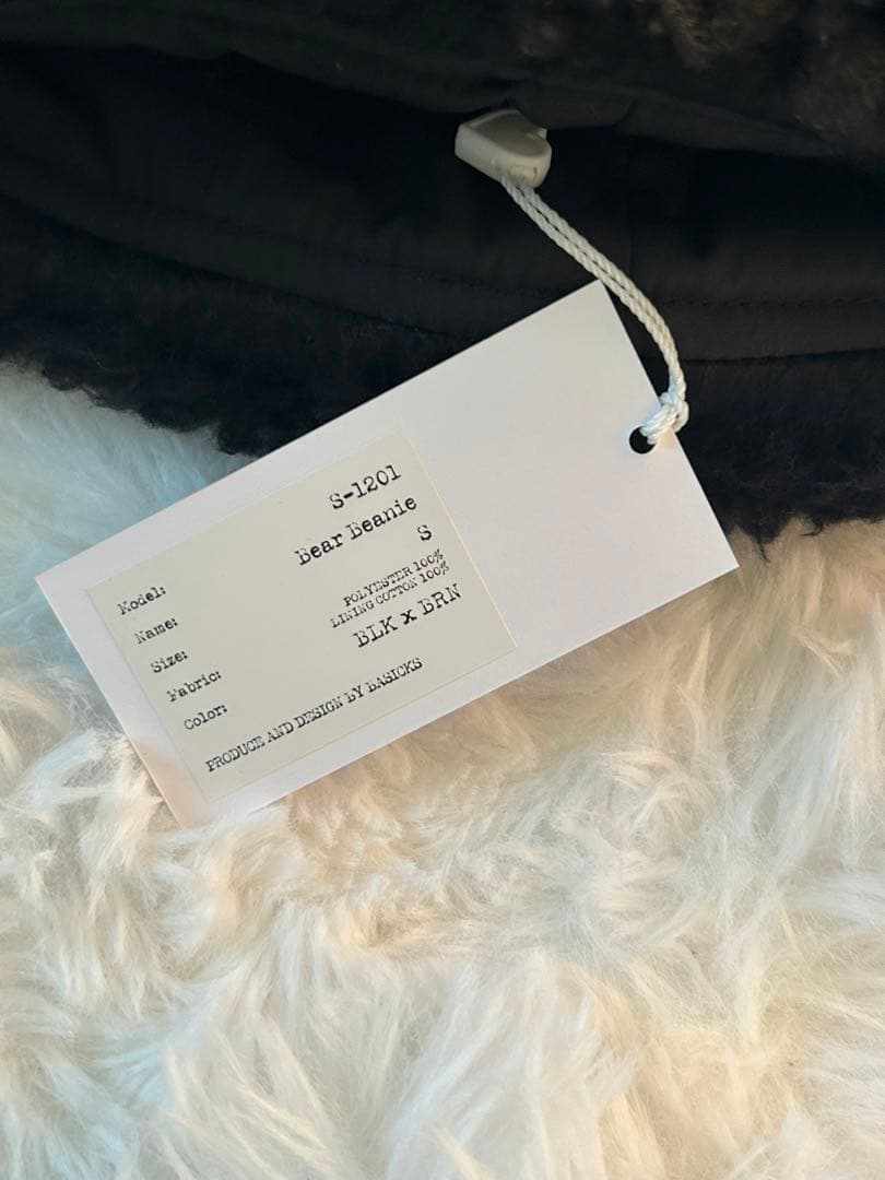 【新品タグ付き】BASICKS クマ耳ニット帽