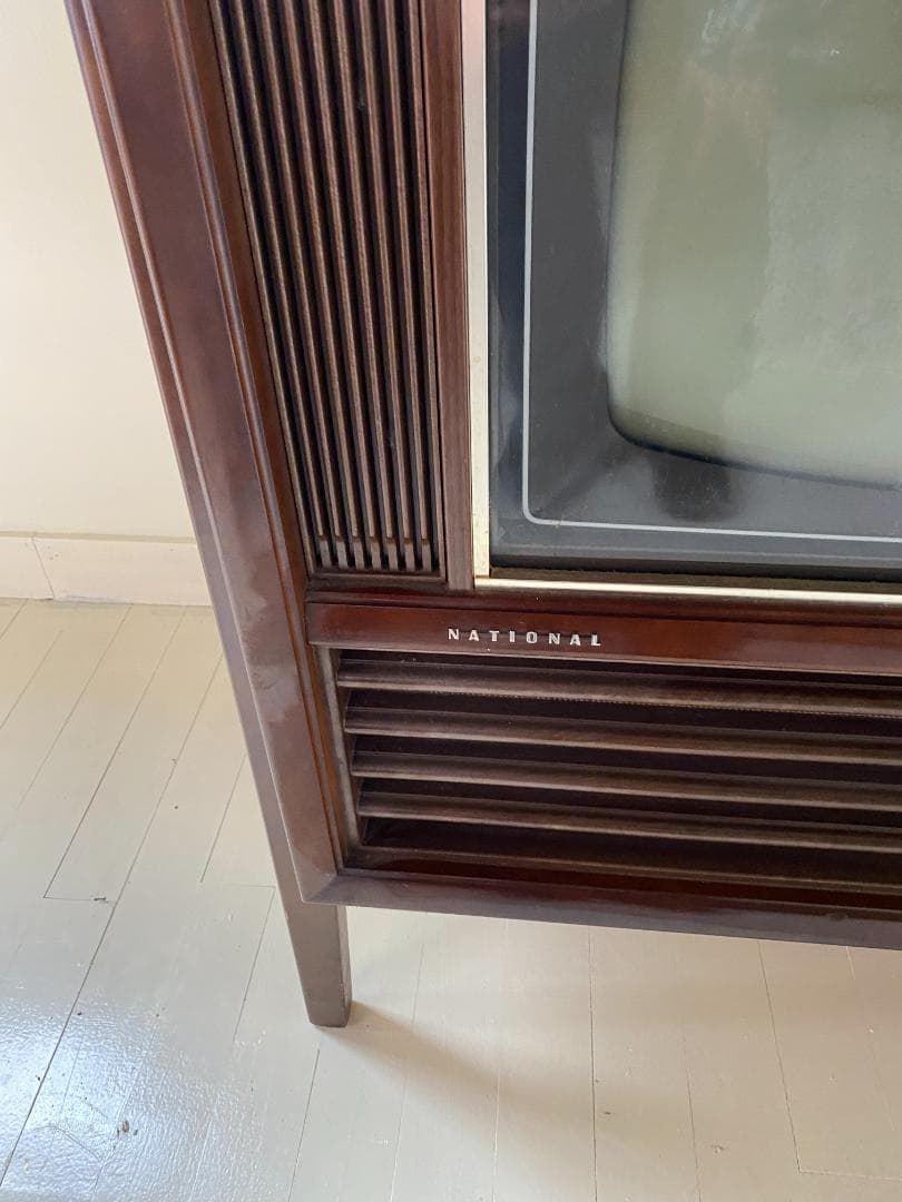 【ジャンク品】昭和レトロ パナソニック 家具調テレビ TH-7700 o039