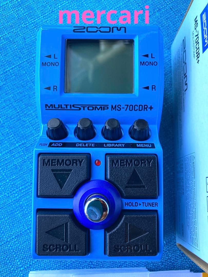 ZOOM MS-70CDR+ MultiStomp空間系マルチエフェクター 美品