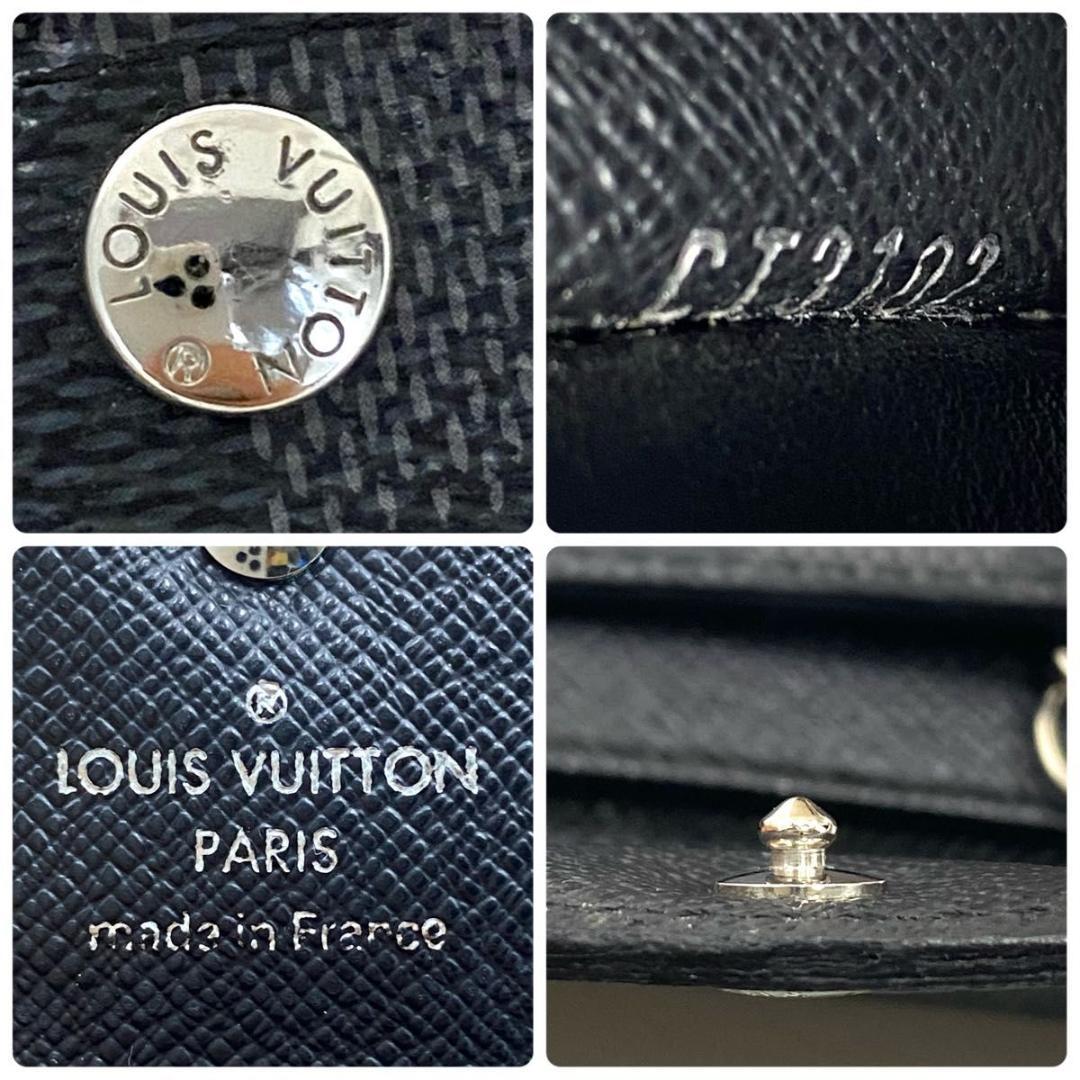 ルイ ヴィトン◎ミュルティクレ6 ダミエ グラフィット キーケース ブラック