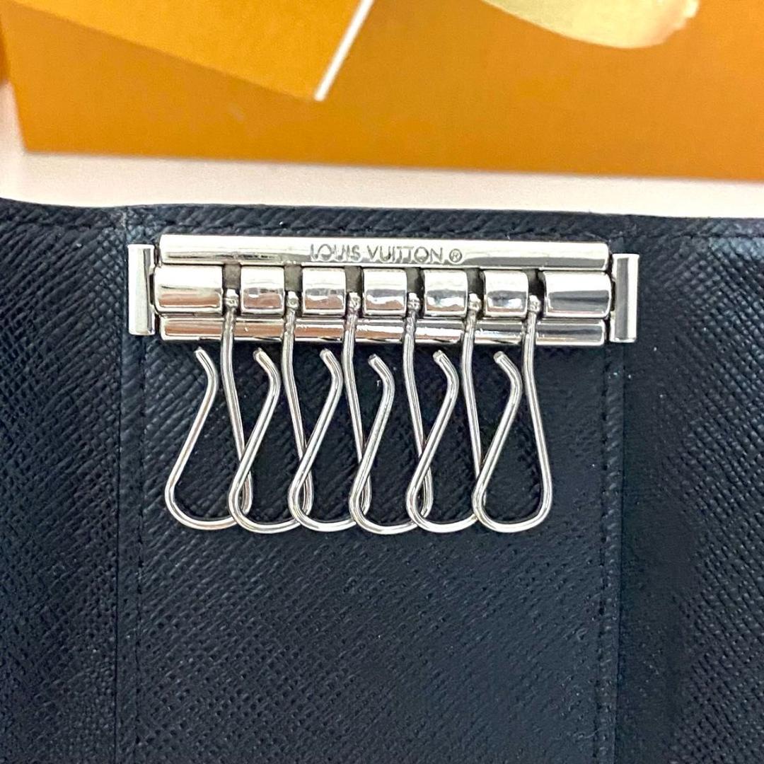 ルイ ヴィトン◎ミュルティクレ6 ダミエ グラフィット キーケース ブラック