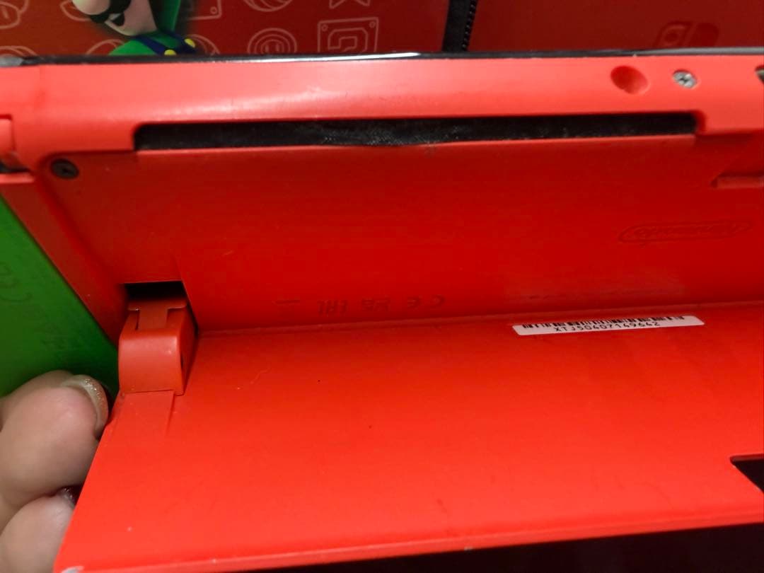 Nintendo Switch 赤/緑 スーパーマリオケース付き