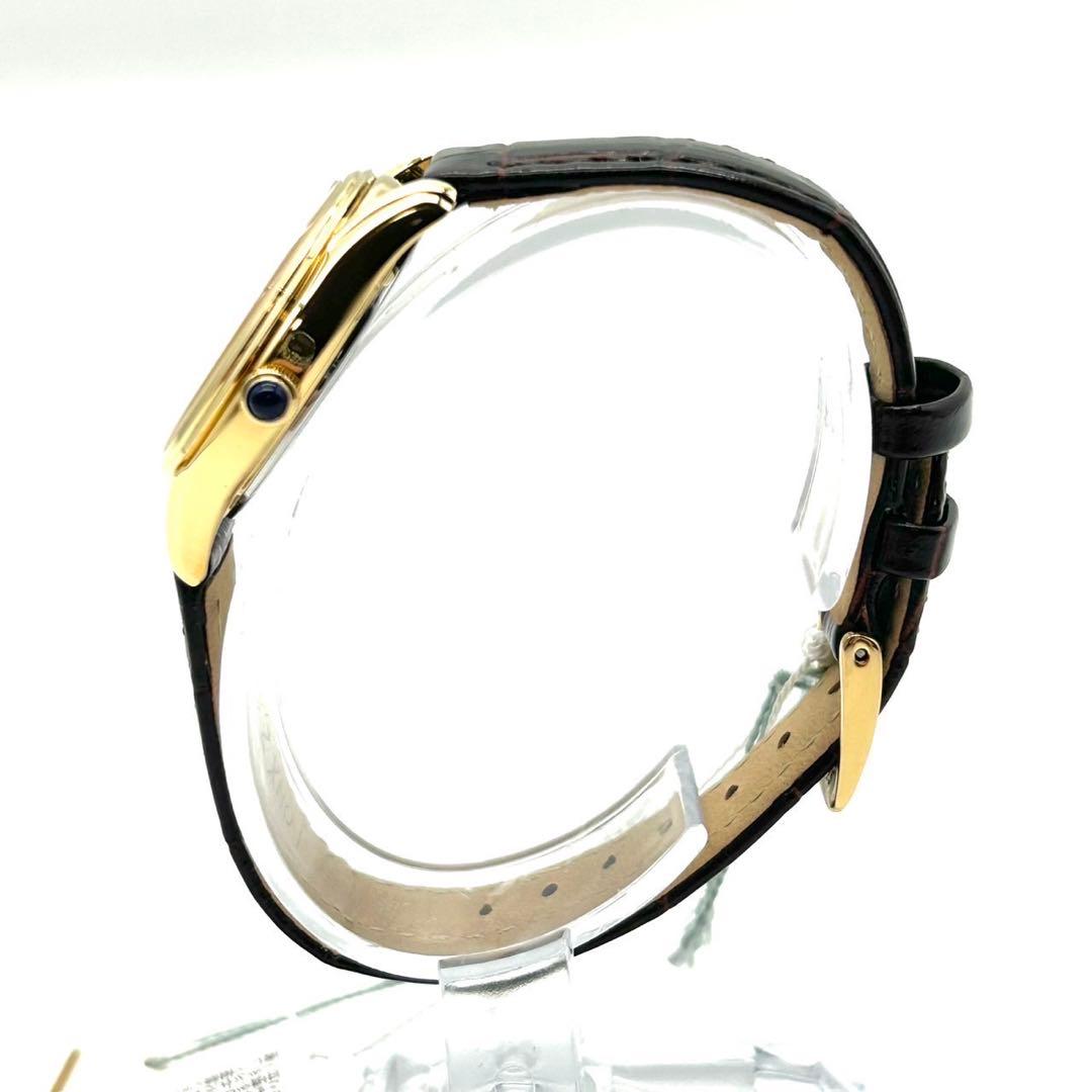 セイコー ナノユニバース コラボ 腕時計 レディース　未使用 レザーベルト 金色