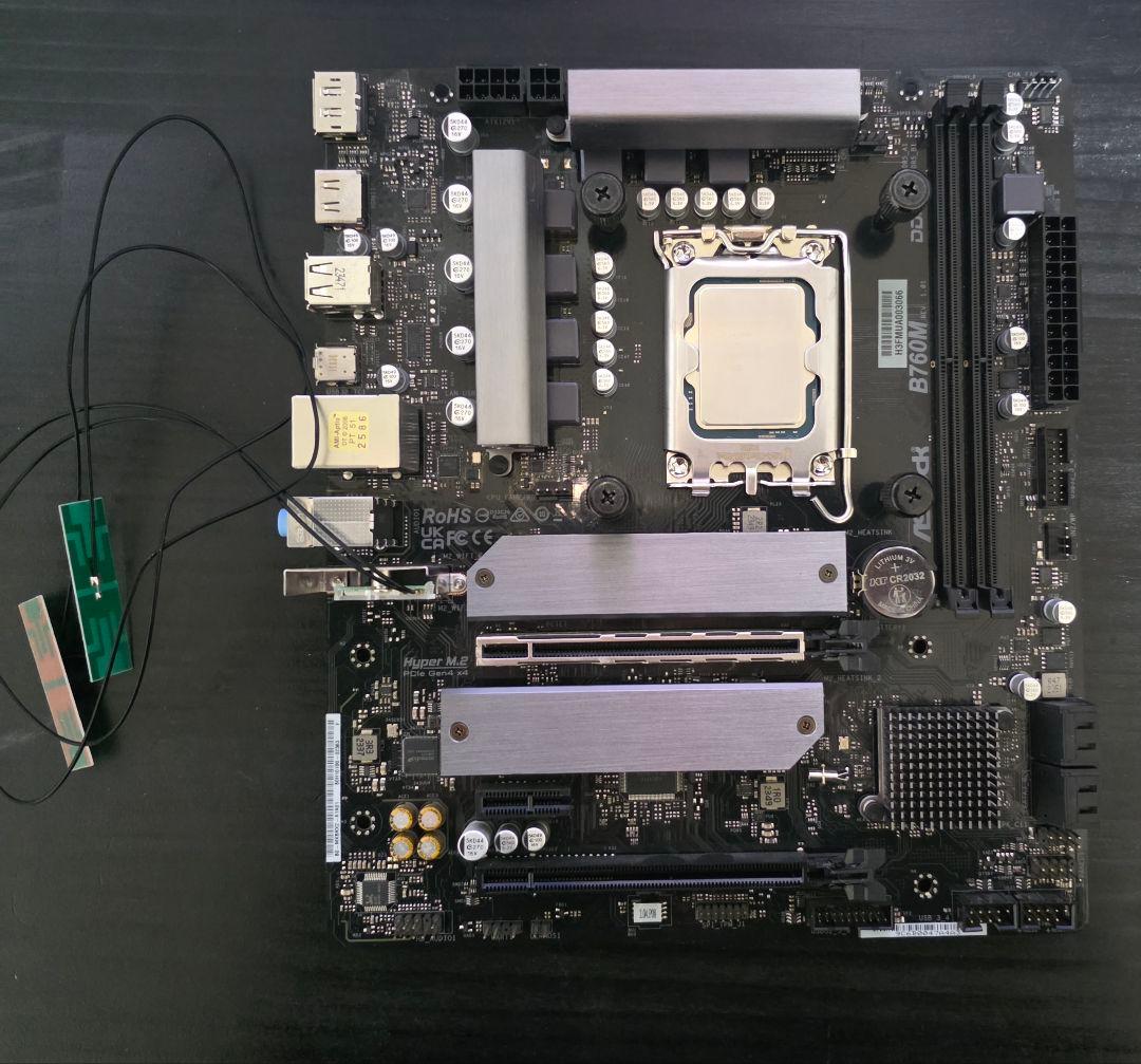 Win11ライセンス付 i7-14700F 5点セット B760M 750W