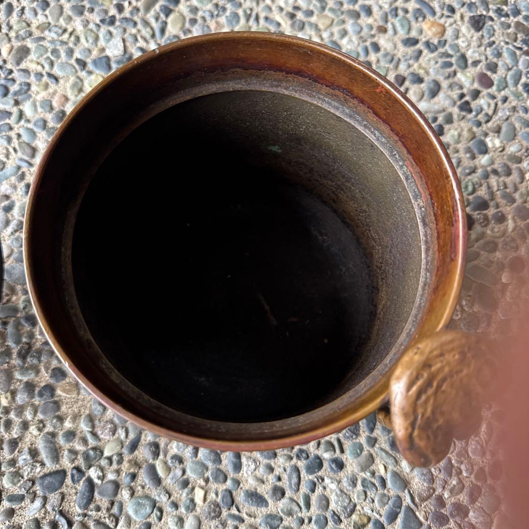 ‼️専用になりました‼️本日9/13買取①‼️政暁作で斑紫銅製の建水‼️美品