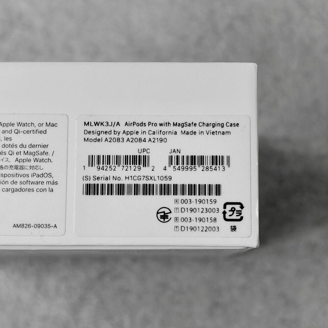 ① Apple AirPods Pro（第1世代） MLWK3J/A 動作確認済