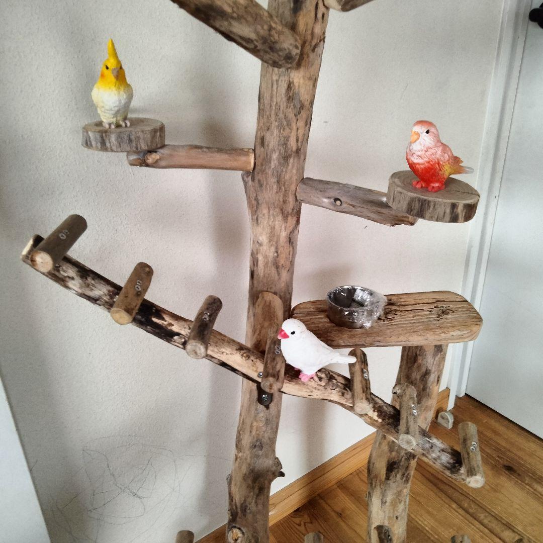 KURIONE SHOP バードアスレチックジム 自然木 流木 止まり木
