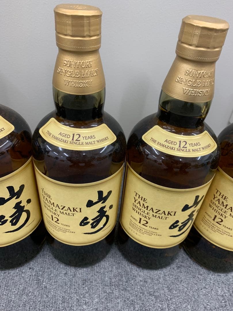 山崎 12年 シングルモルトウイスキー 5本セット　1397 8.0