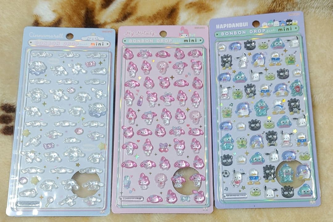 正規品 ボンボンドロップシール mini サンリオ はぴだんぶい 新品