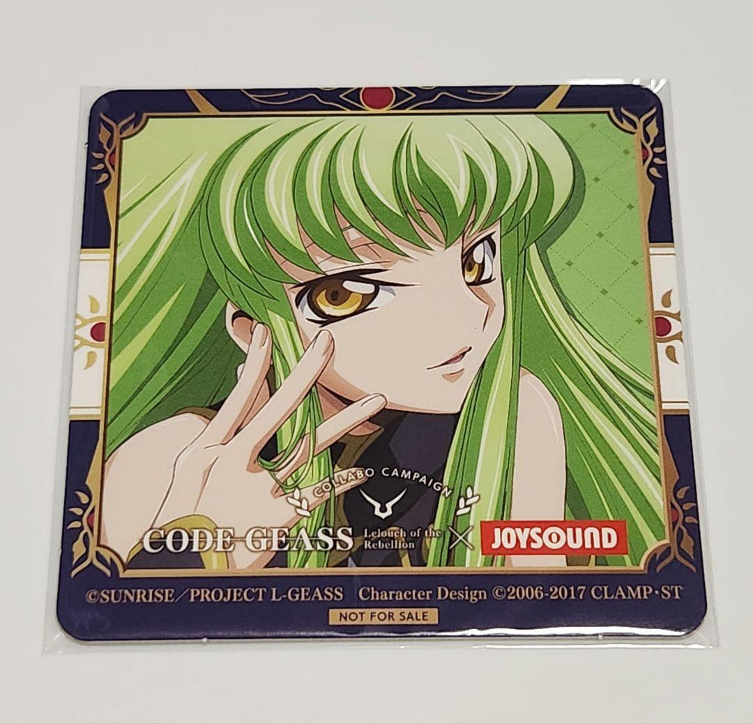コードギアス反逆のルルーシュ JOYSOUND コースター C.C.