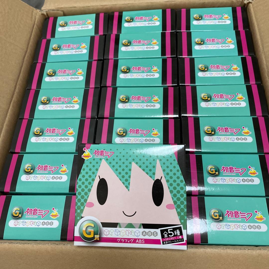 新品未開封　Happyくじ 初音ミク グラフィグABS 21セット