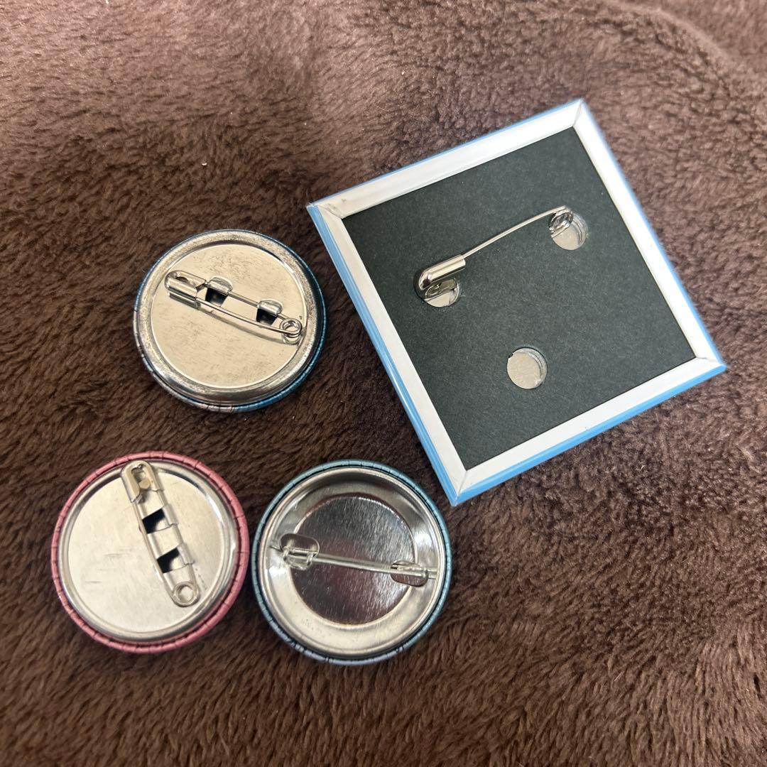 銀魂　坂田銀子　缶バッジ　坂田銀時　earth musicコラボ J-WORLD