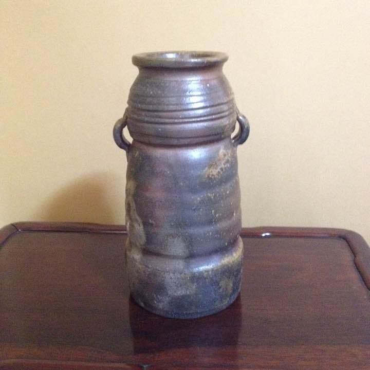 花入 (備前焼) 乗松俊行 作