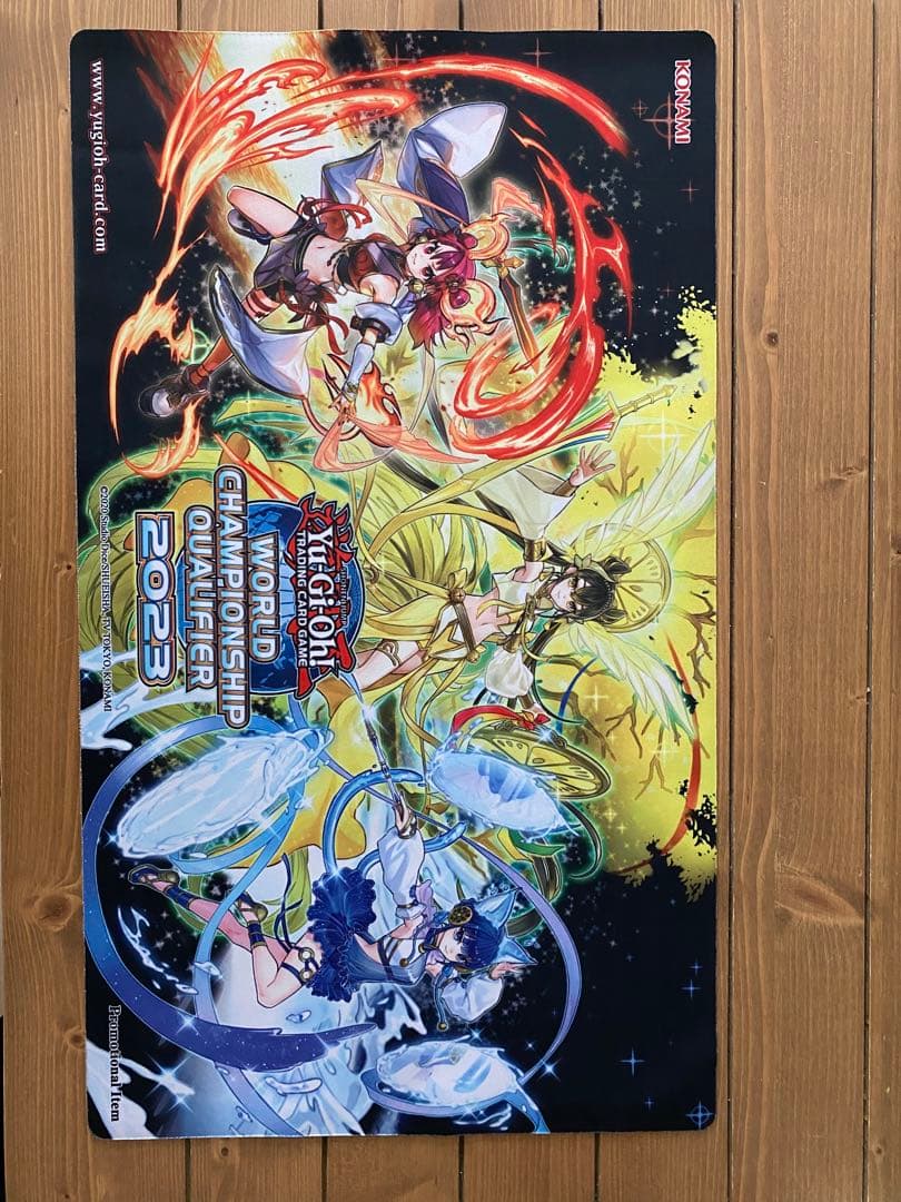 使用感あり　遊戯王　WCQ 2023 御巫 プレイマット 公式