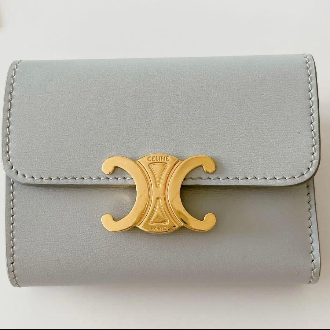 ヨ*コ様 最終値下げCELINE♡セリーヌ♡トリオンフ コンパクトウォレット ソ