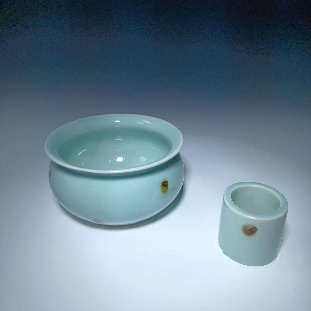 最後値下げ茶道具　飛青磁　皆具一式