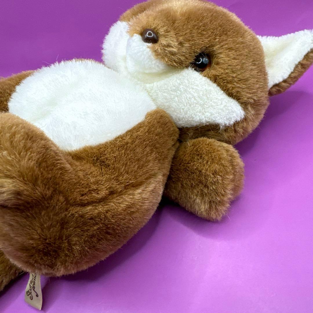 日本製　ぬいぐるみの三英　キタキツネ　ぬいぐるみ　stuffed animal