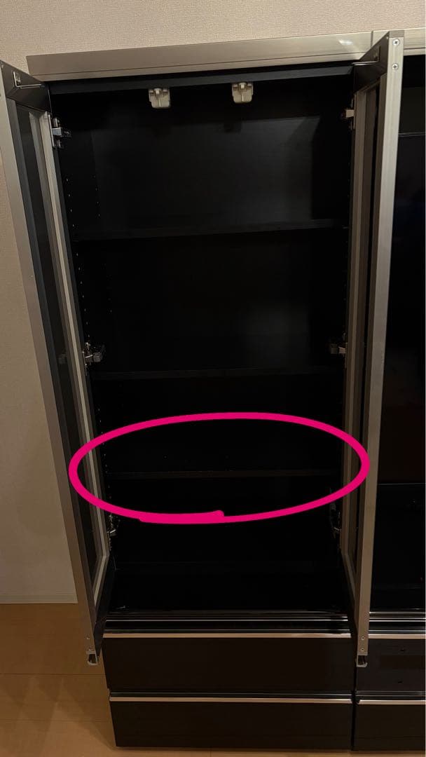 パモウナ テレビボード(3 点セット)※本ページはキャビネット(左側)用