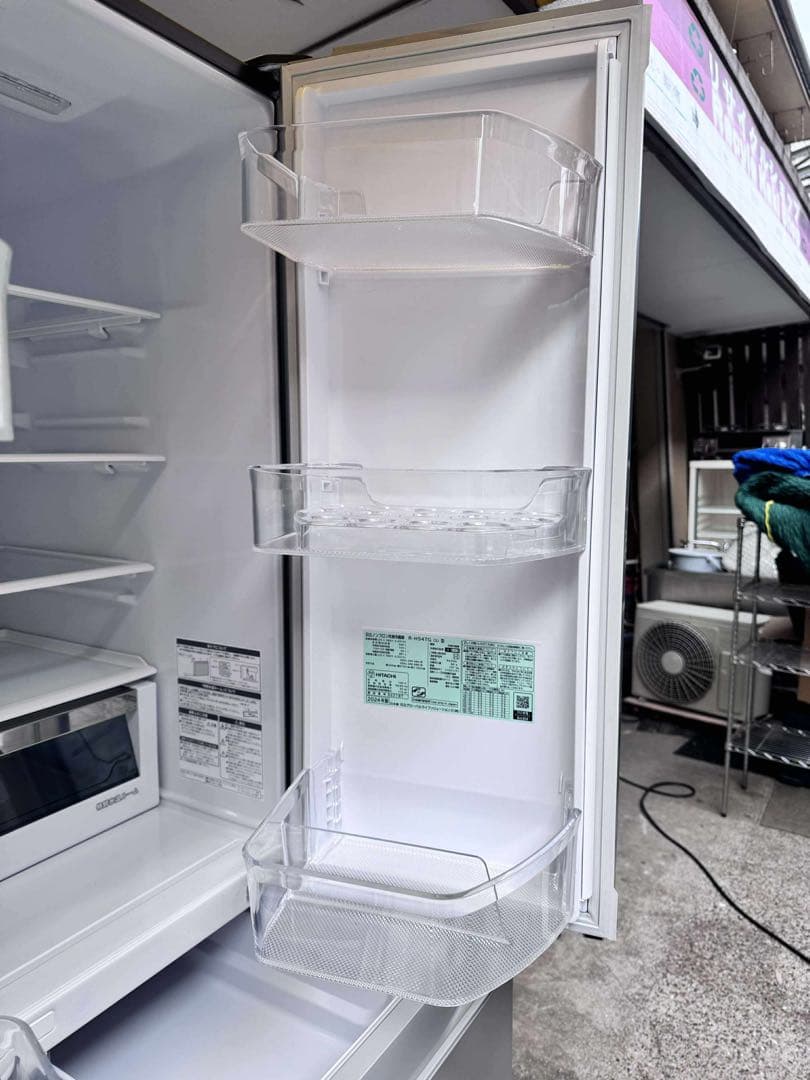 【美品・2024年製】HITACHI 冷凍冷蔵庫 R-H54TG(S) 540L
