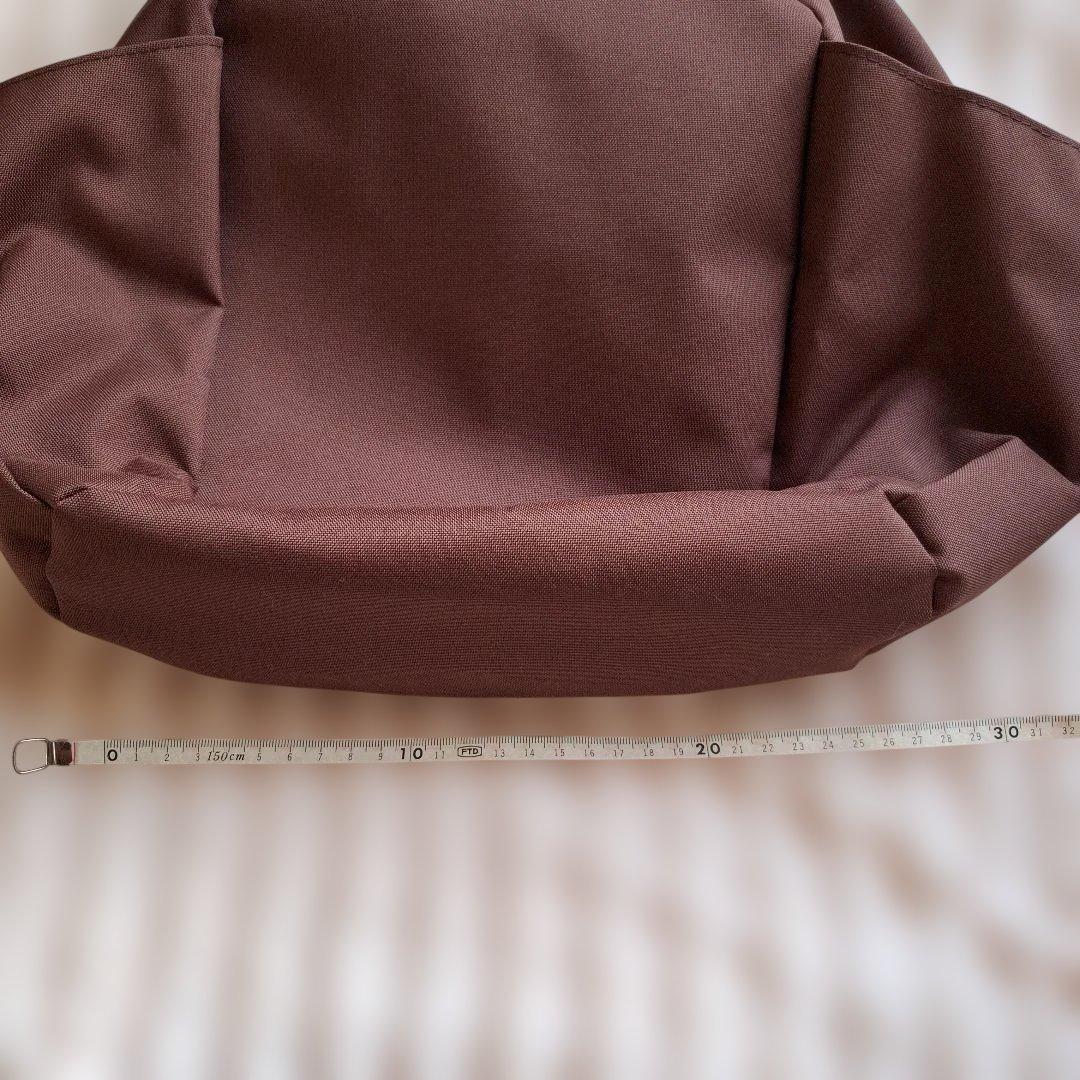 あやのこうじ　がま口ショルダーバッグ　コーデュラ®のがまぽちゃバッグ