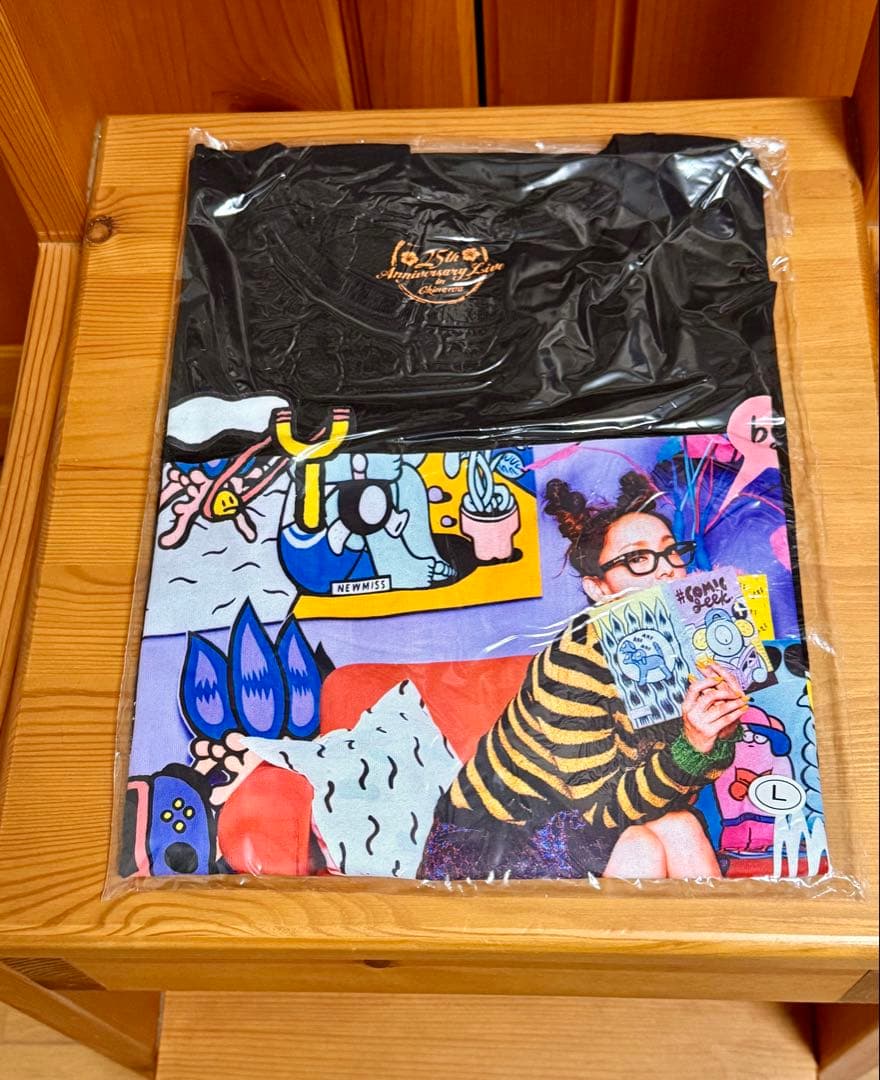 【未開封・未使用】 安室奈美恵 25周年記念ライブ沖縄Tシャツ ブラックL黒