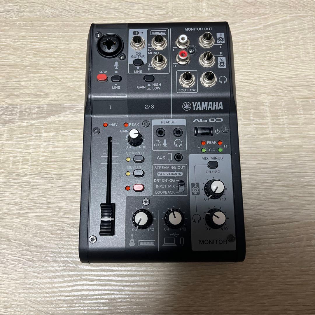 YAMAHA AG03 mk2 ブラック