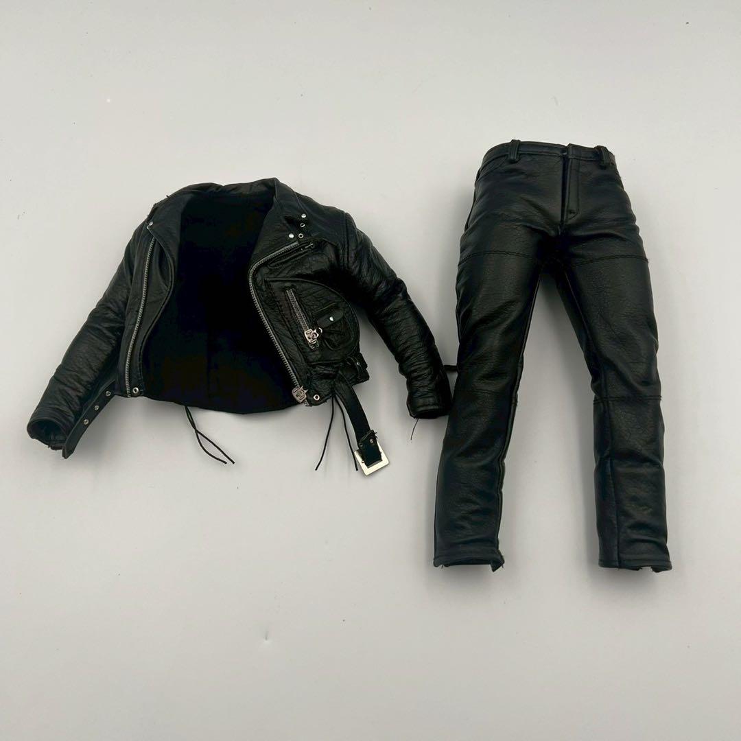 ホットトイズ　ターミネーター　t-800　1/6　dx　本革　ライダース