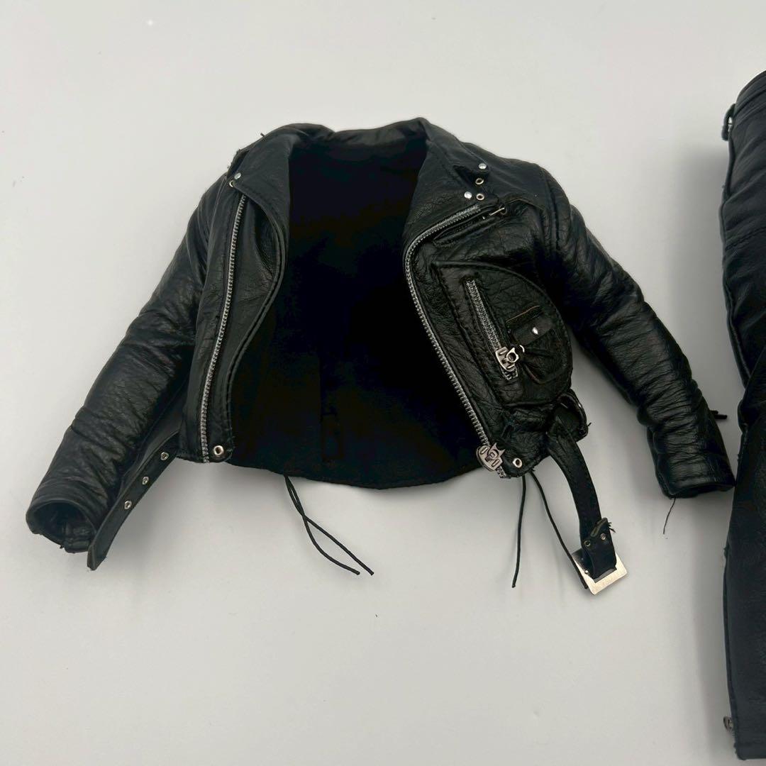 ホットトイズ　ターミネーター　t-800　1/6　dx　本革　ライダース