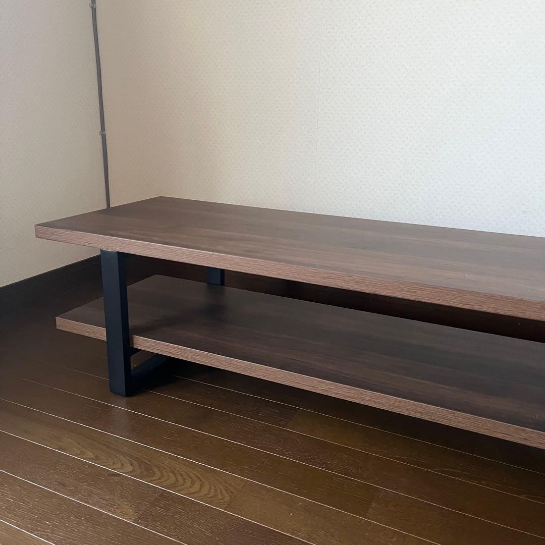 テレビボード　テレビ台　ローボード　木目調　幅120 完成品