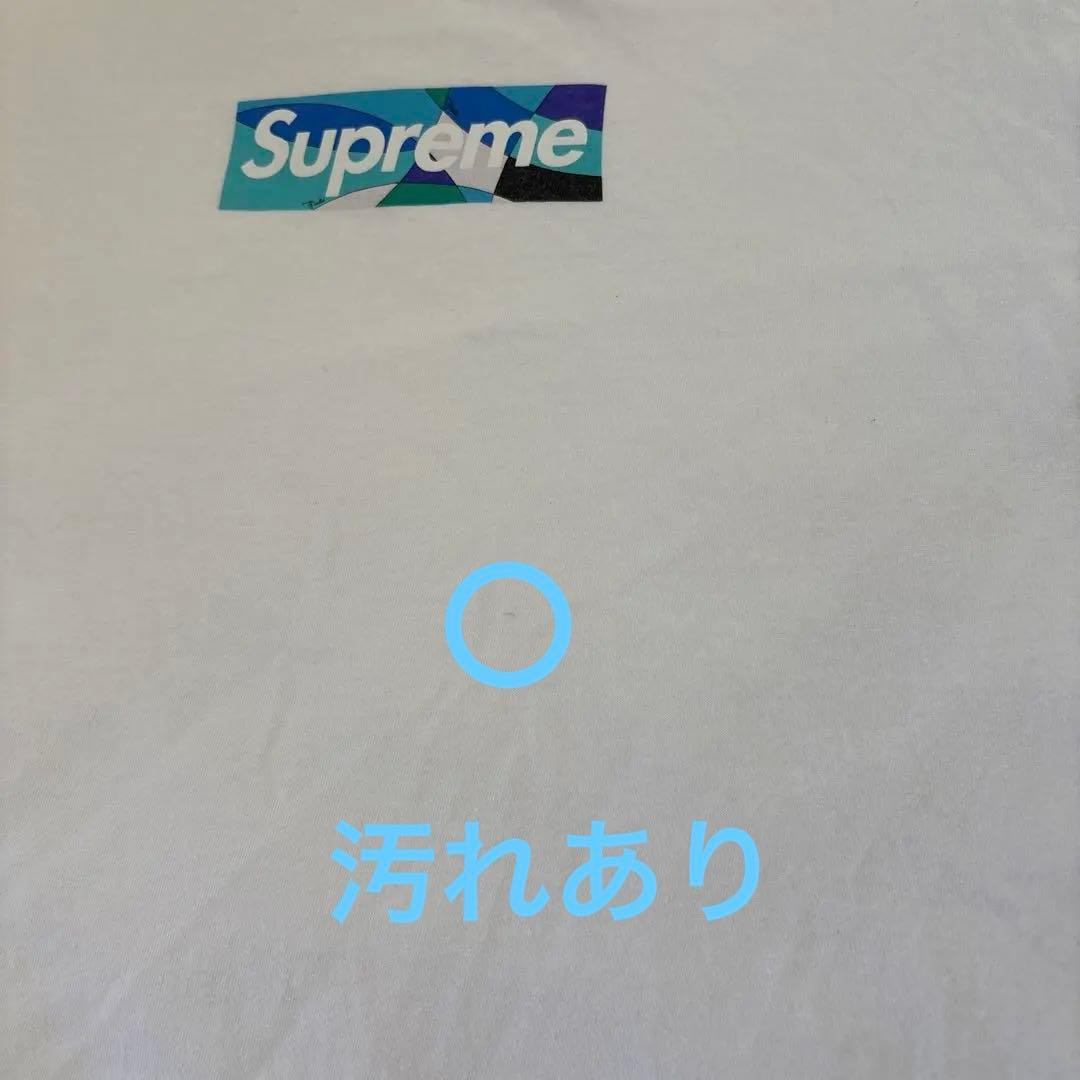 Supreme Emilio Pucci コラボ Tシャツ M ホワイト