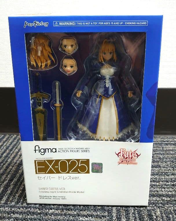 未開封 figma セイバー ドレスver.　ワンダーフェスティバル限定品