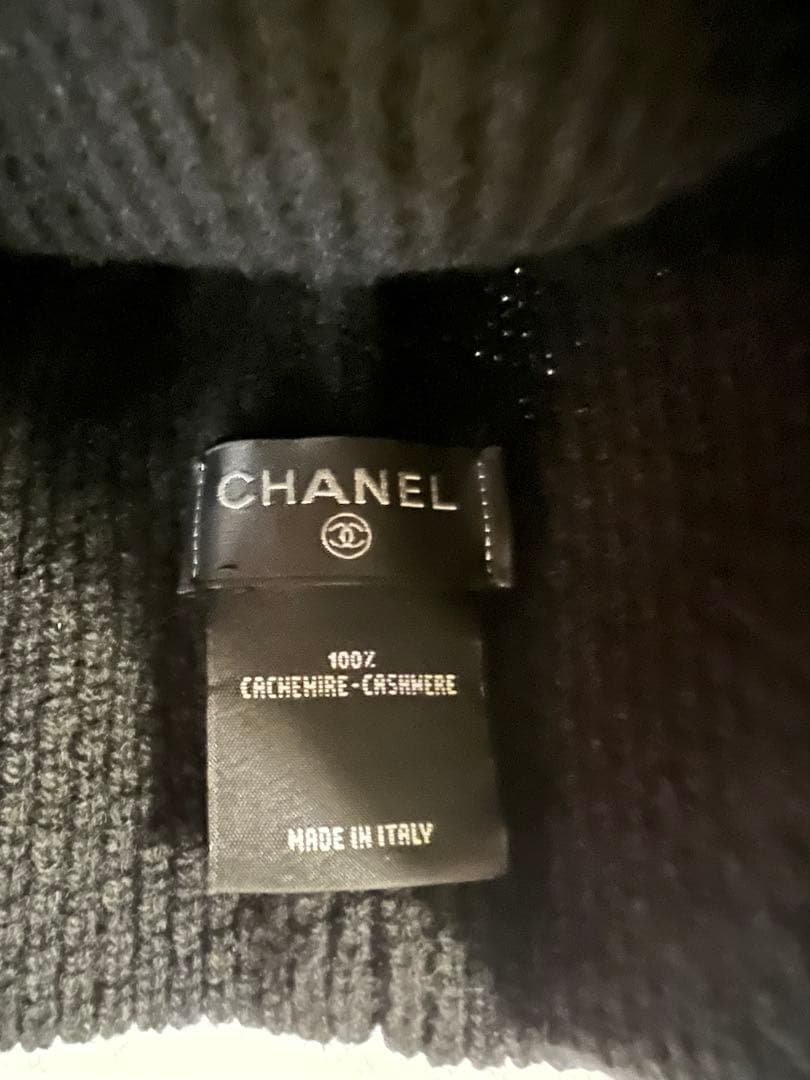 未使用CHANELシャネルニット帽と手袋のセットグローブロゴレア入手困難カシミア