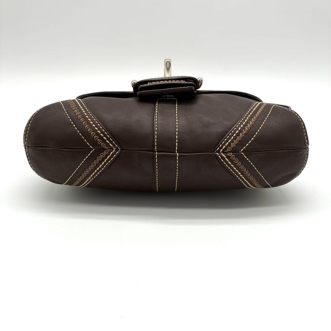 極美品 Coach Soho Leather shoulderBag 10577