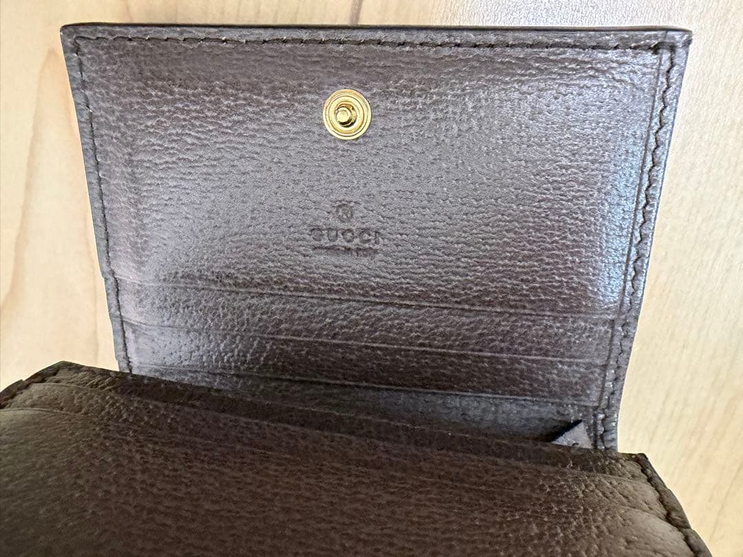 【美品】Gucci GGパターン 二つ折り財布