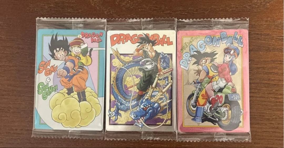 【新品未開封】ドラゴンボール イタジャガ　バイバイ悟空　ブルマ　悟飯　3枚セット