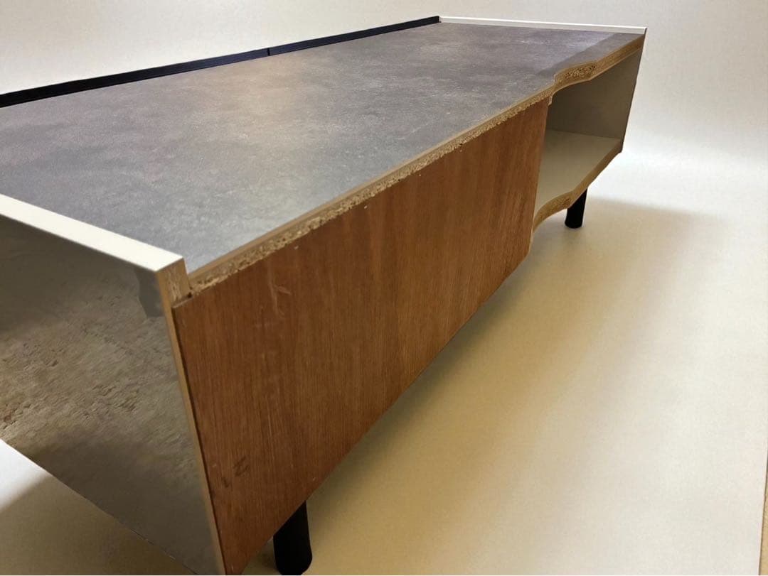 パモウナ テレビボード テレビ台 シルキーアッシュ 鏡面美品 kk01