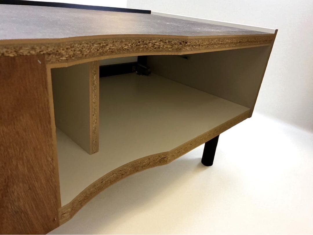 パモウナ テレビボード テレビ台 シルキーアッシュ 鏡面美品 kk01