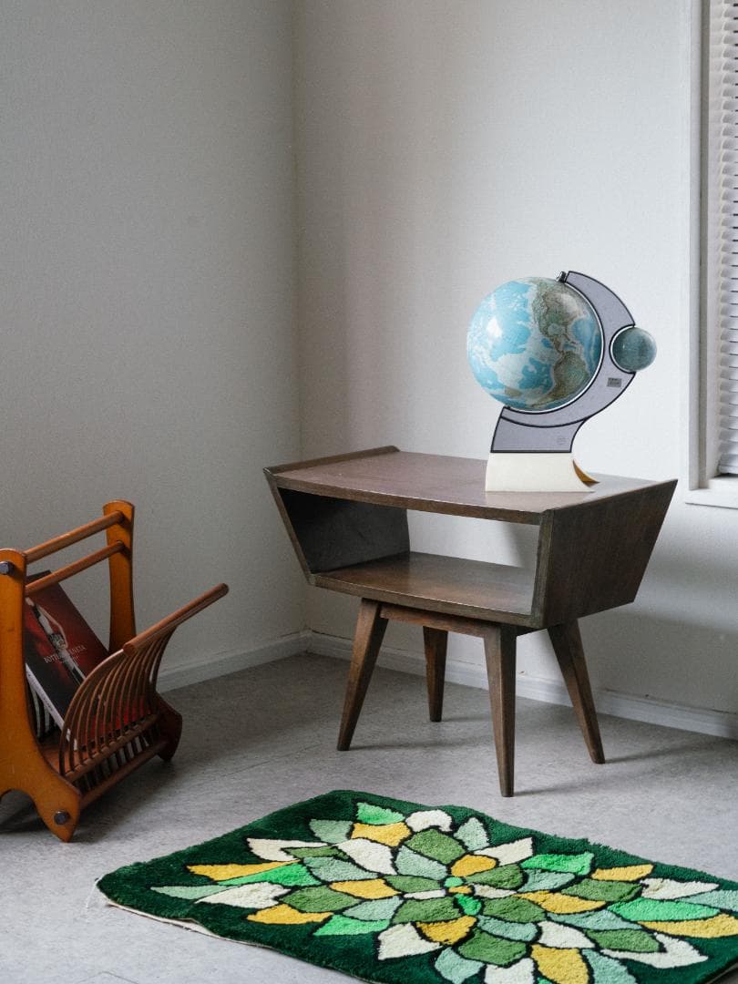 北欧 vintage ミッドセンチュリーモダン サイドテーブル 収納ボード