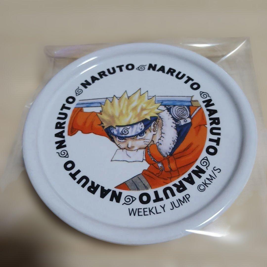 NARUTO　うずまきナルト　うちはサスケ　陶器　コースター