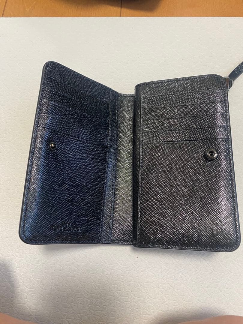 マークジェイコブス　ブラック 二つ折り財布