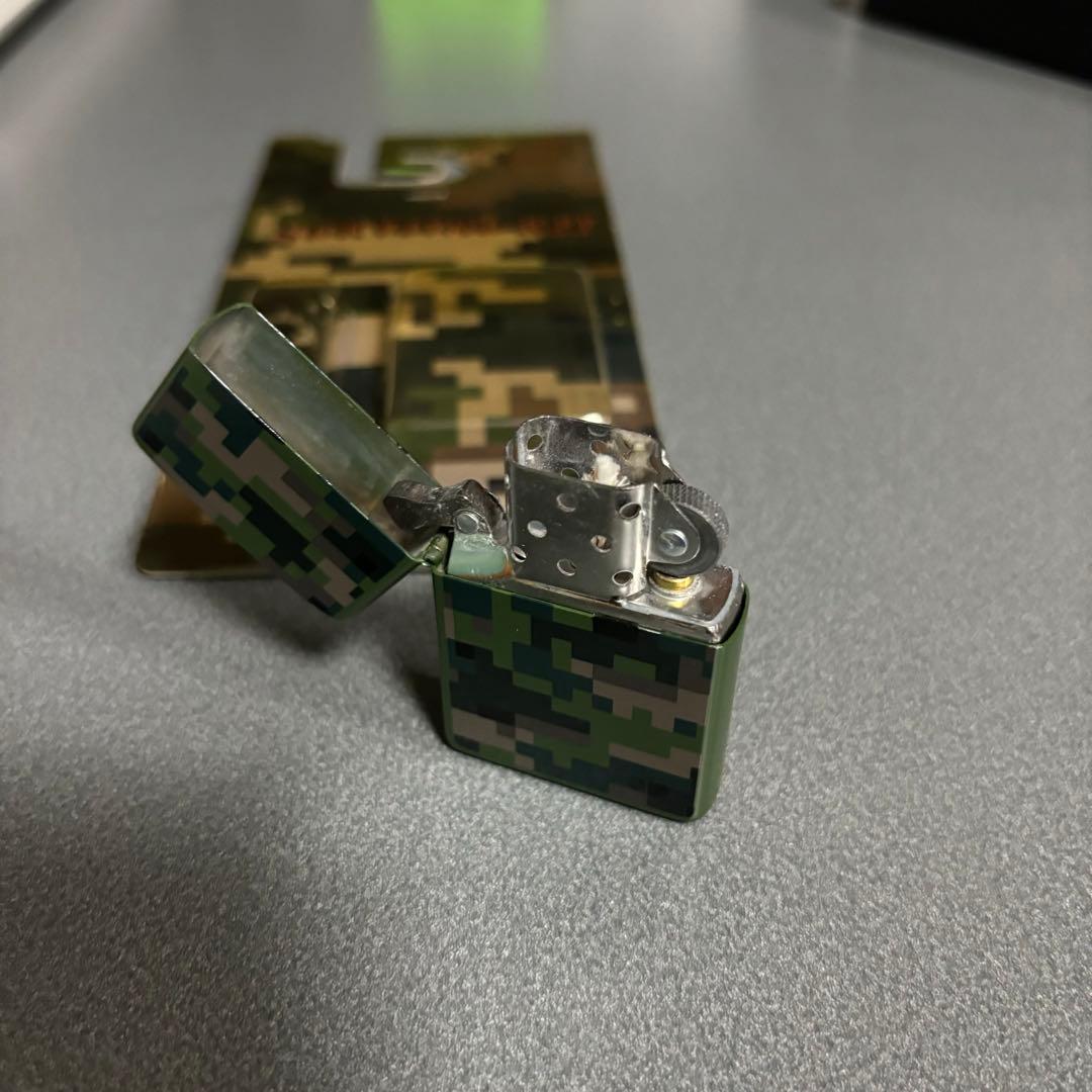 beauty:beast zippo デジカモグリーン　サバイバルキット