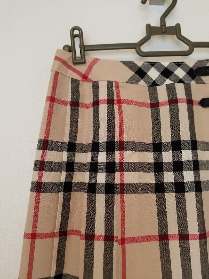 バーバリーキッズスカート 未使用近 美品 ベージュ ノバチェック160