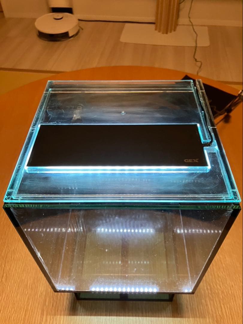 グラステリアags of230 LEDライト付き 水槽 オーバーフロー