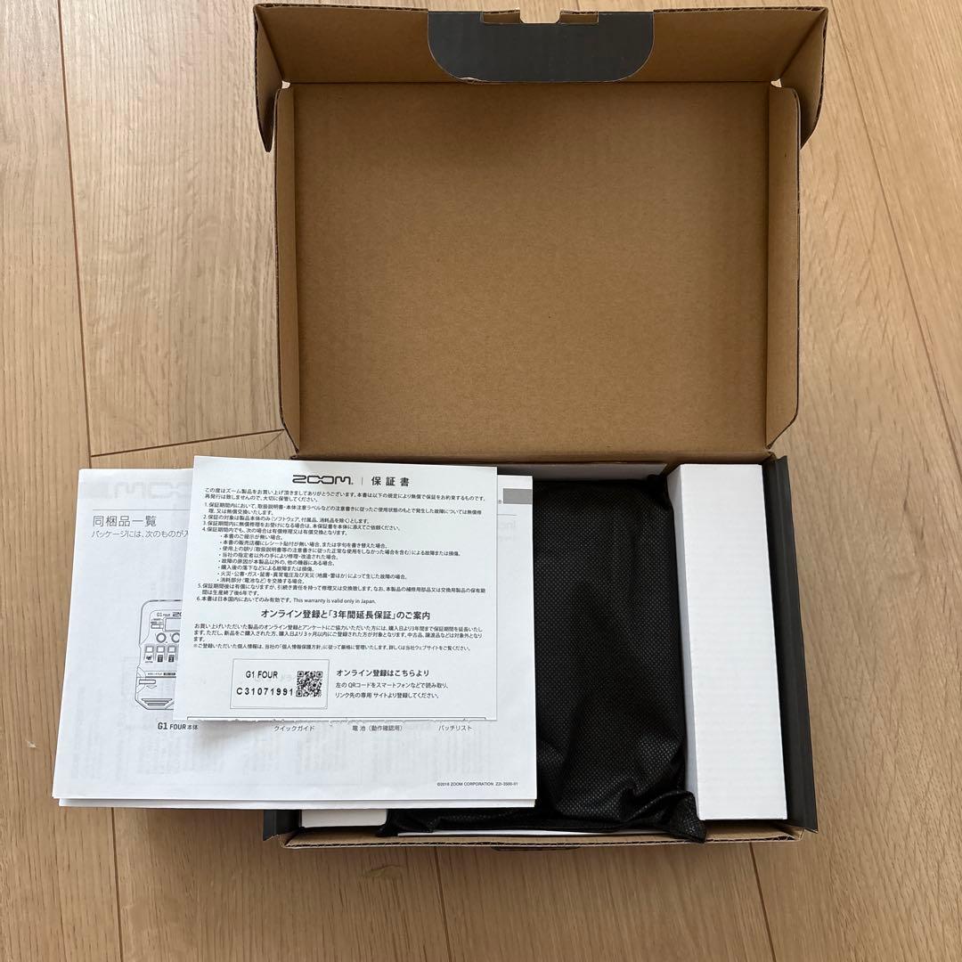 美品　ZOOM G1 FOUR マルチエフェクター