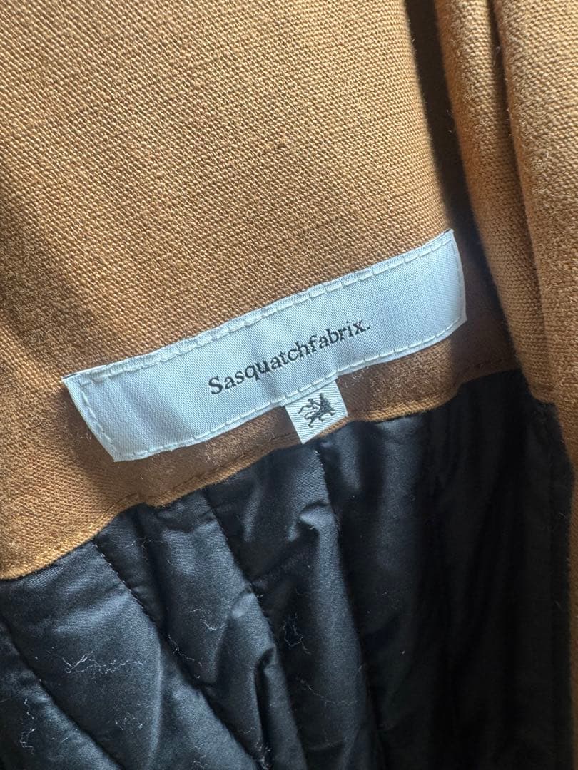 ジャケット・アウター Sasquatchfabrix. PUFF WORK HOODIE Brown